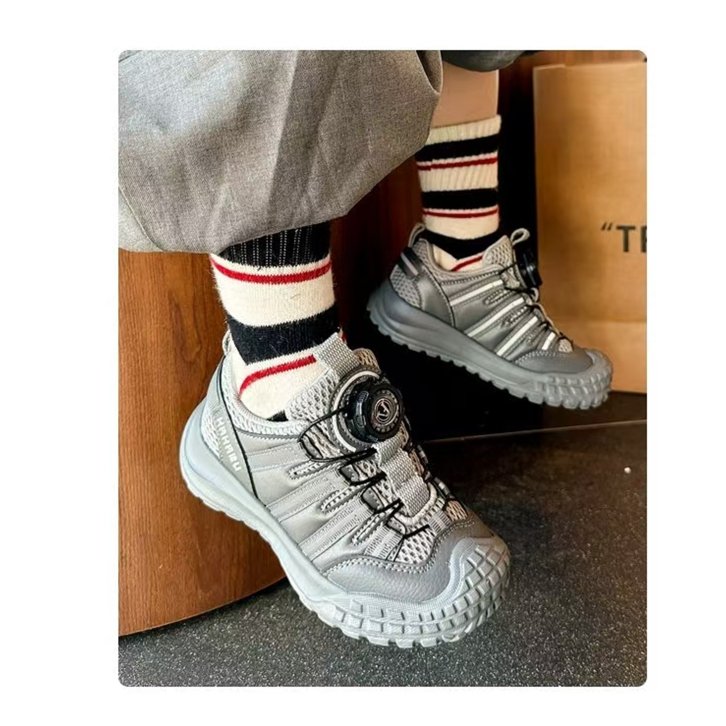 泡妈童装   2025新款儿童透气运动女童男童百搭运动鞋182