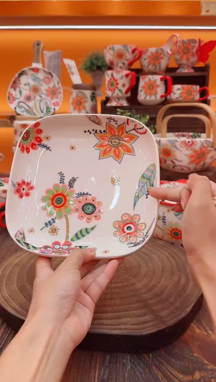 罐景德镇陶瓷餐具碗碟盘子