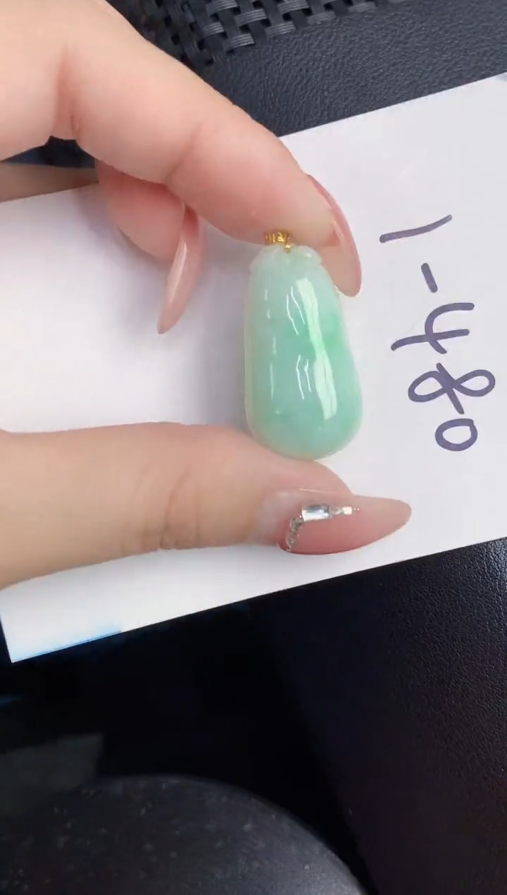 【闪购商品】翡翠颈饰18K金镶嵌000000000