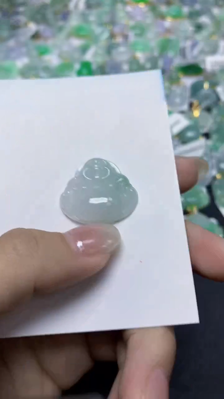 翡翠未镶嵌颈饰天然缅甸翡翠A货