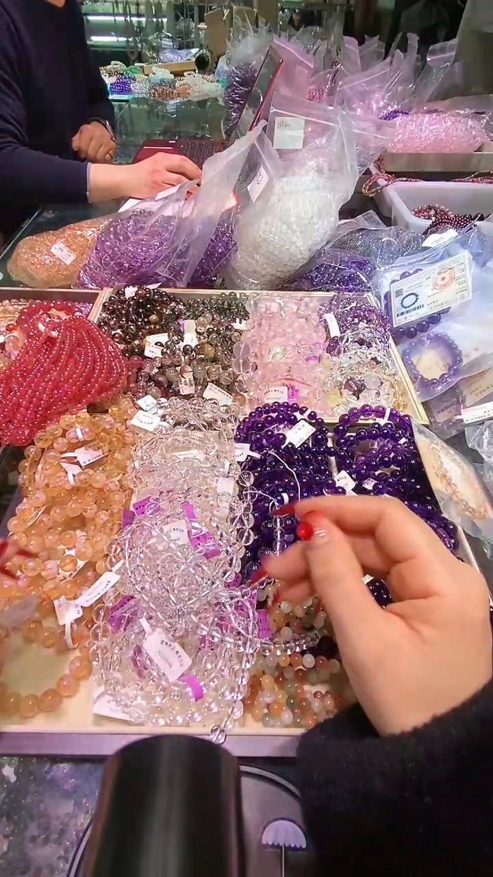 【闪购商品】水晶手串未镶嵌黄塔晶素圈品质手串7+