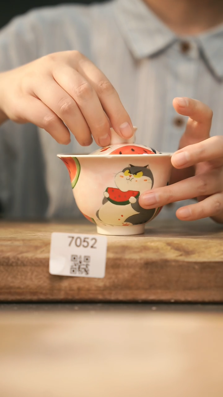 【落单孤品】福利/盖碗@@7052