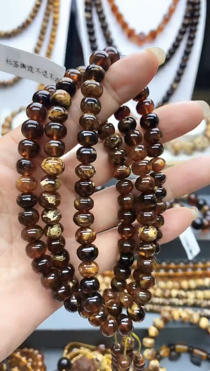 【闪购商品】琥珀颈饰未镶嵌8琥珀