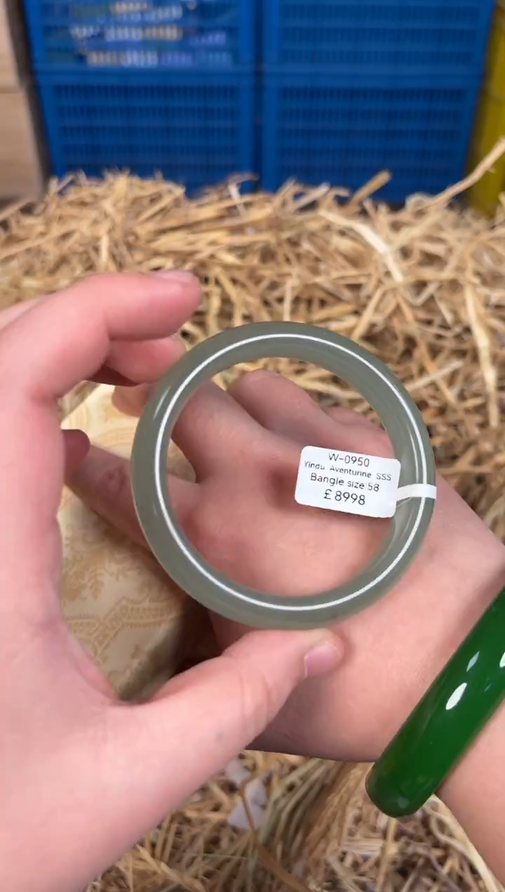 未镶嵌手镯石英质玉W0950