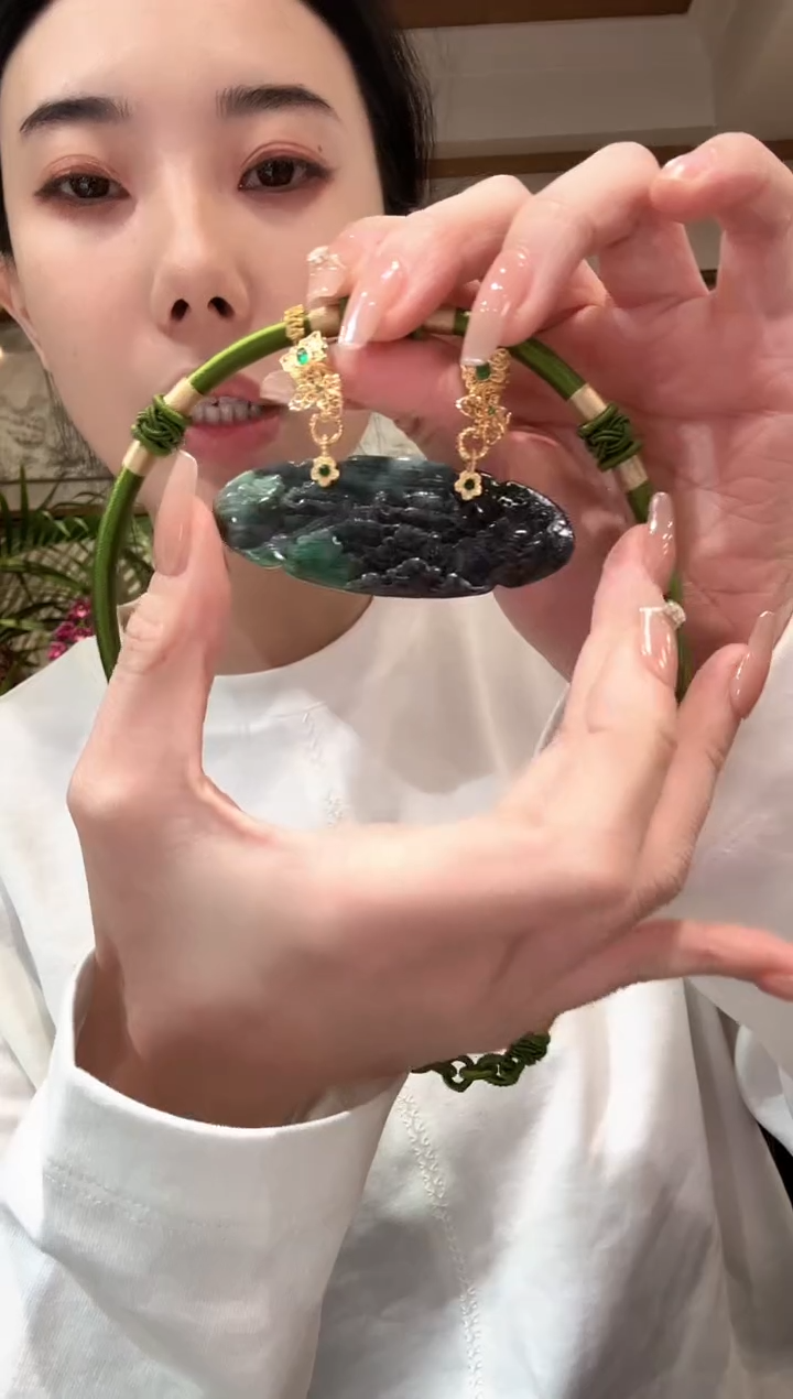 【闪购商品】翡翠颈饰未镶嵌国风