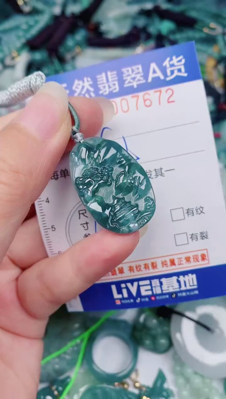 颈饰未镶嵌翡翠00007672