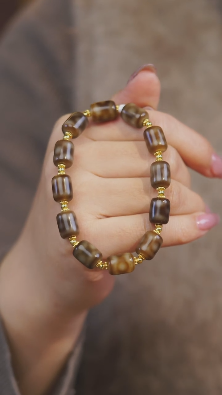 【闪购商品】玛瑙/玉髓手串未镶嵌多样性发一