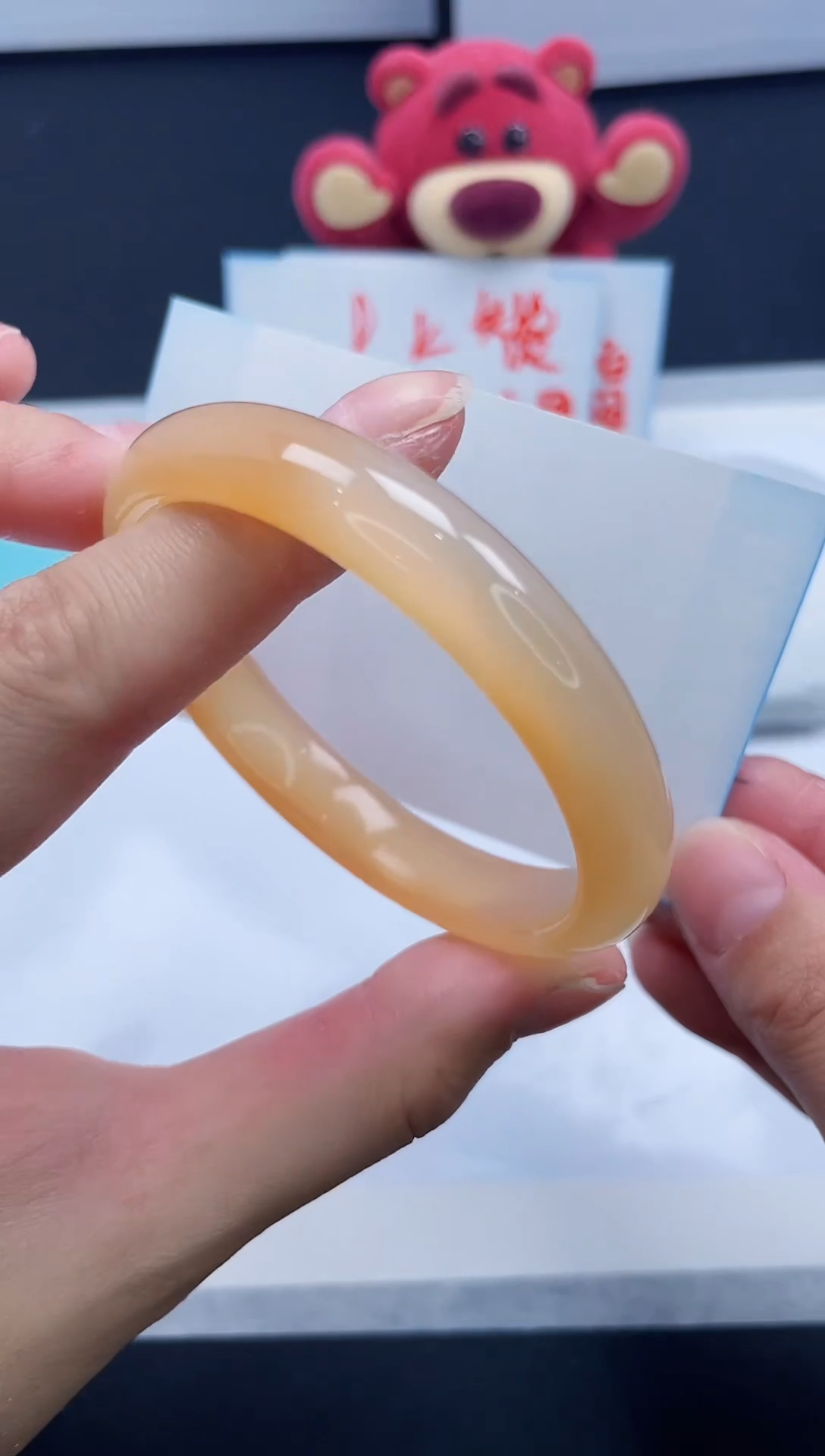 【闪购商品】石英质玉手镯未镶嵌162/53-54