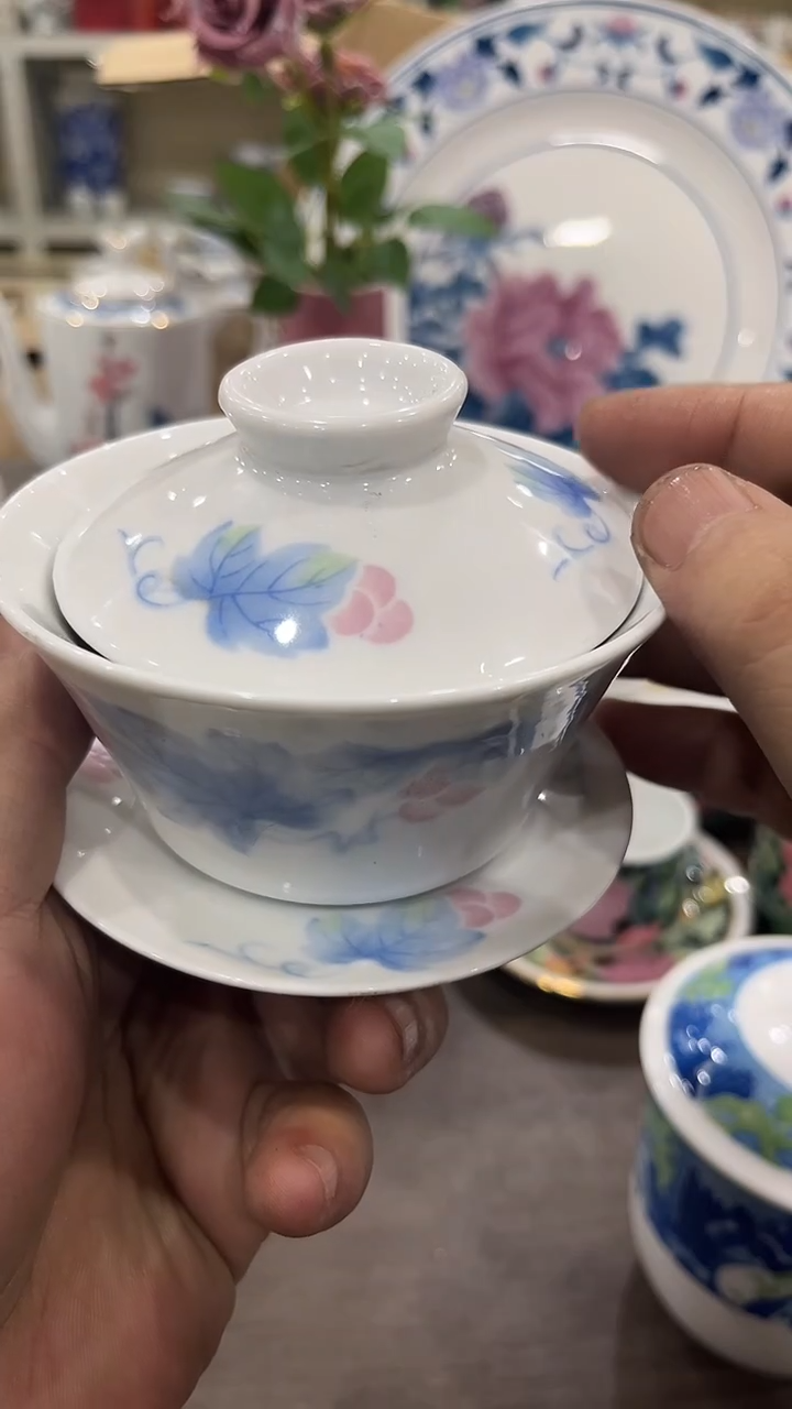 顺***然湖南醴陵釉下五彩陶瓷