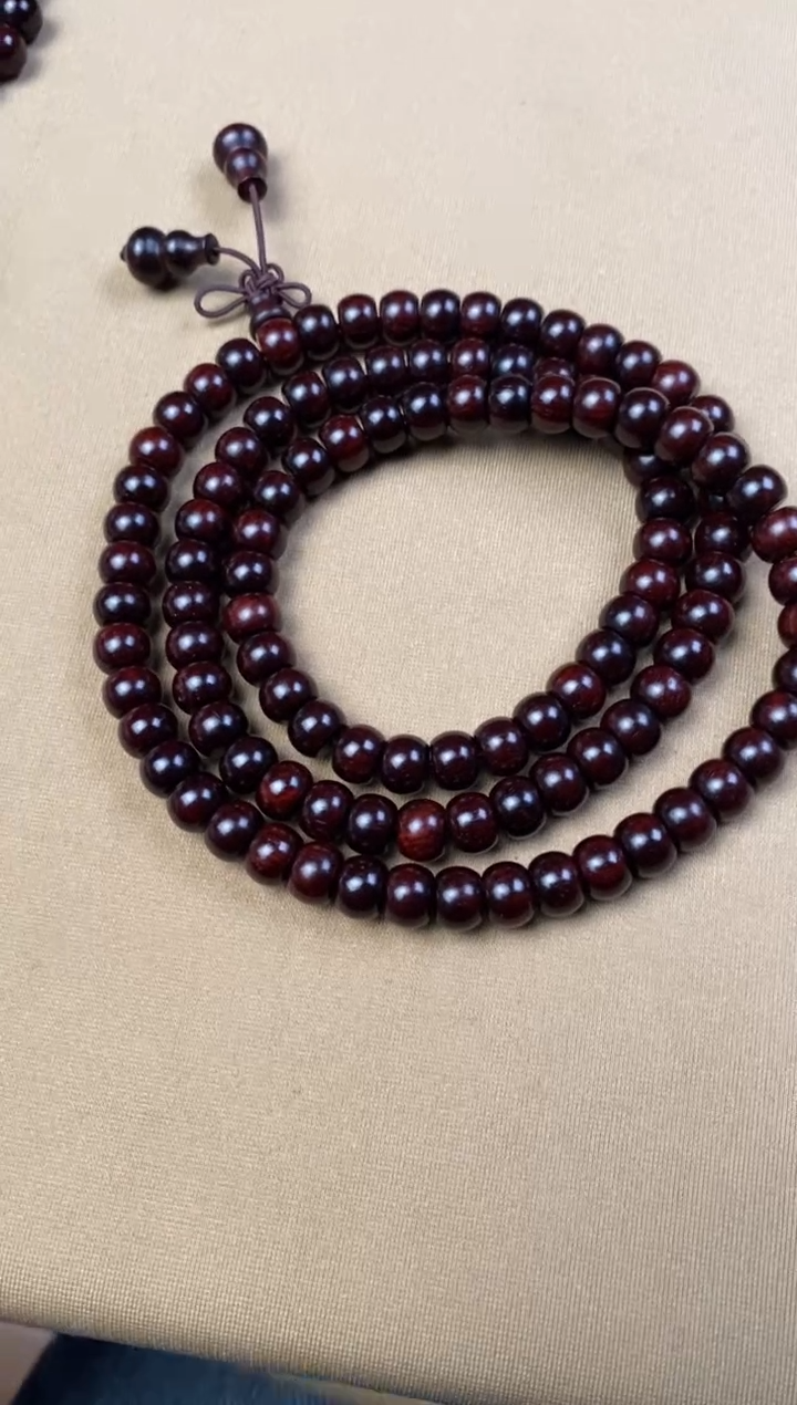 【闪购商品】小叶紫檀手串/手链6*8 108