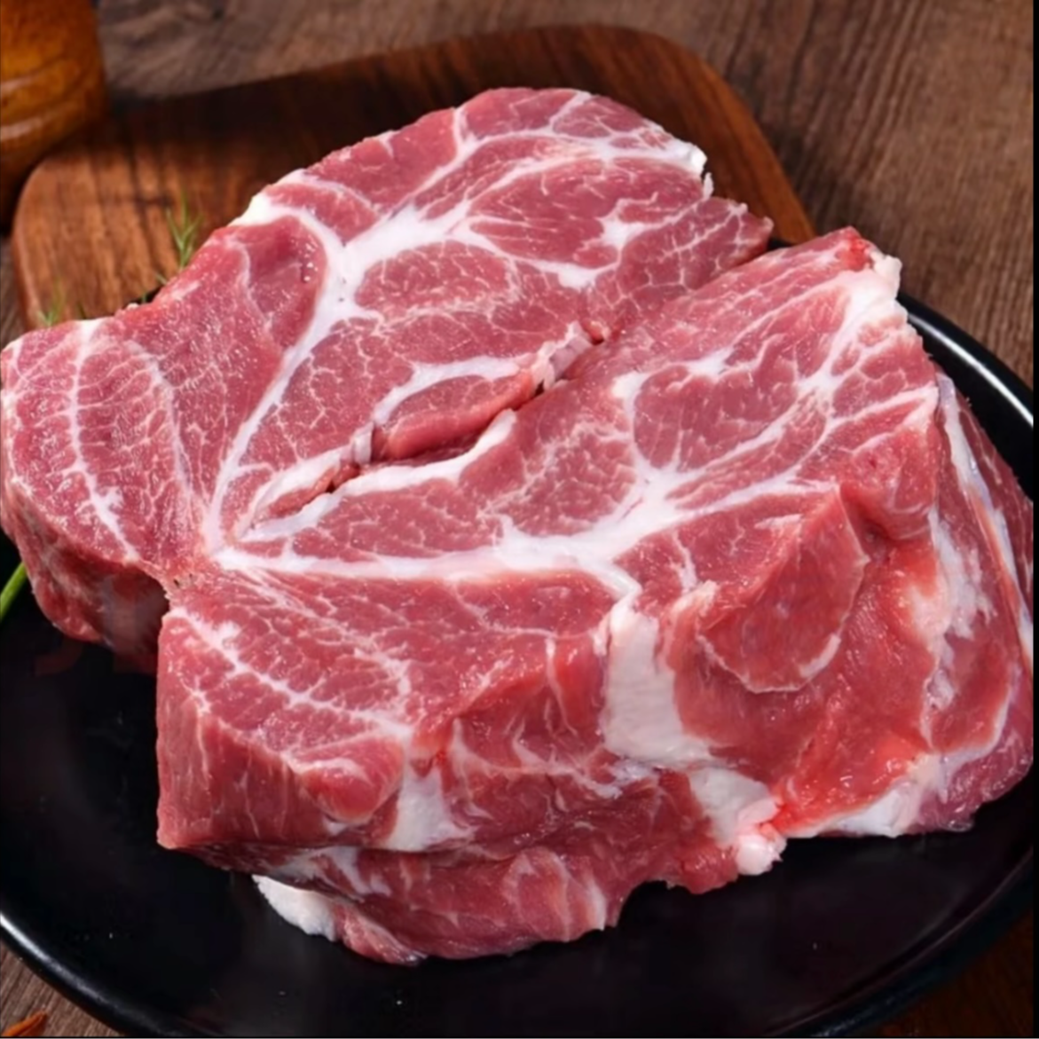 R【精品梅花肉】拍3斤送2斤散养土猪梅花肉雪花肉鲜嫩散养冷链发货