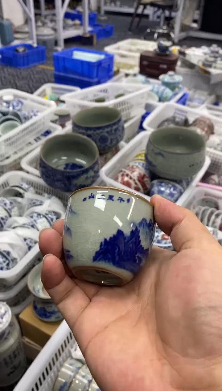 摆件陶景德陶瓷茶具容量约50