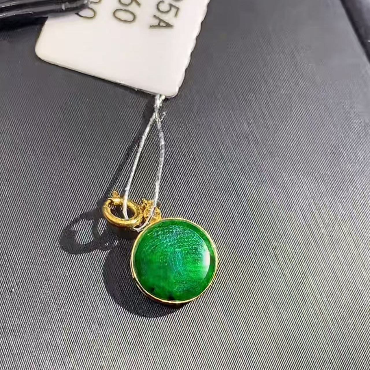 翡翠18K金镶嵌吊坠(不含链)L0060  多样性发其一