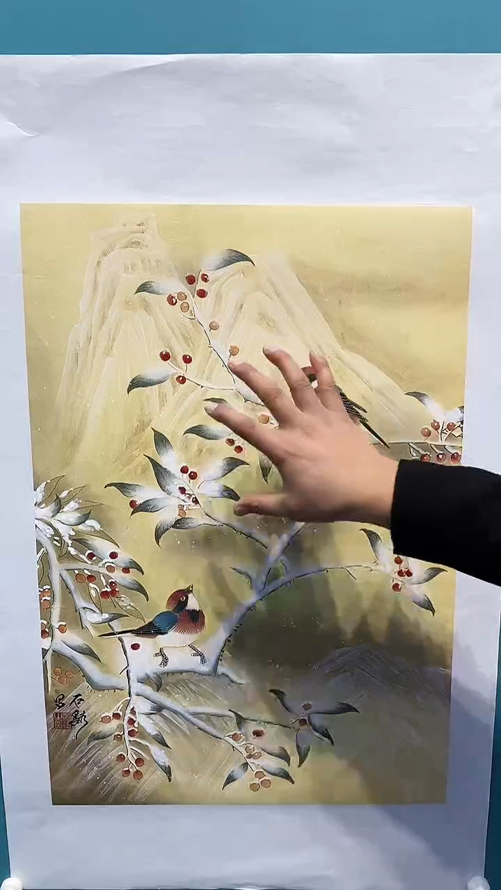 国画画都展厅明德老师国画作品9