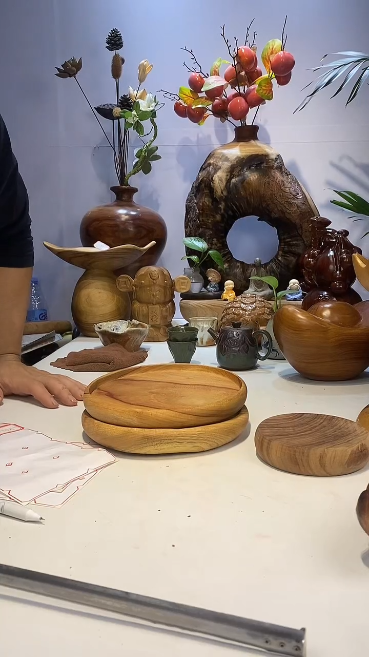 【闪购商品】香樟木A22小圆盘干泡/尺寸20*3