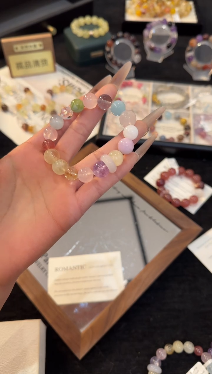 合金手链水晶多宝手链x2449