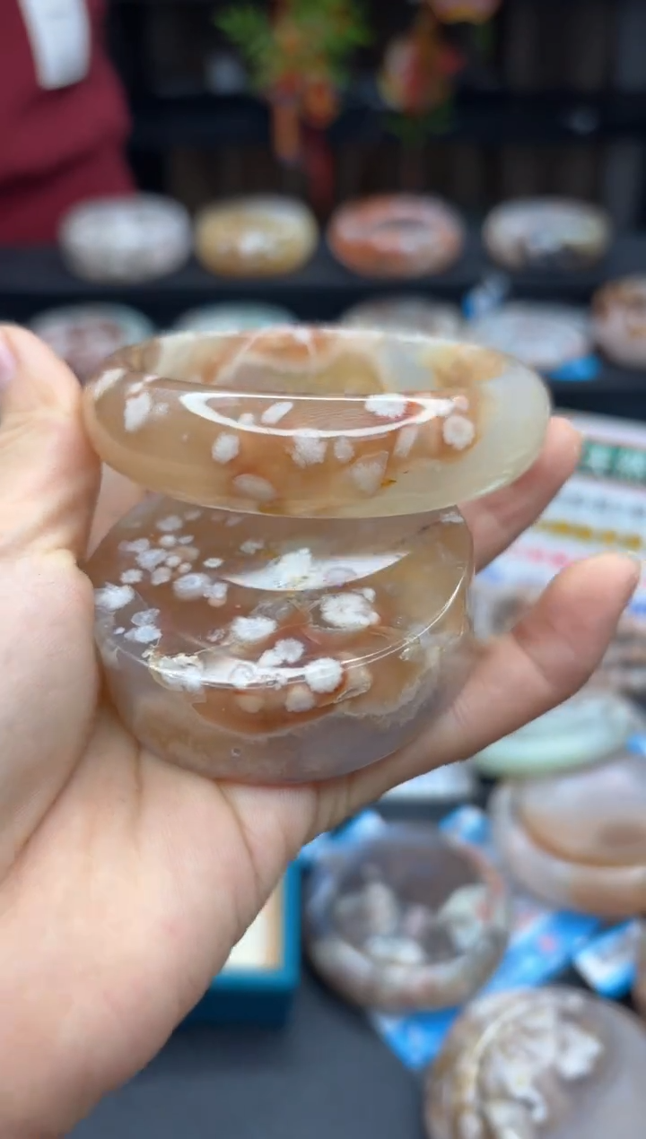 【闪购商品】石英质玉手镯未镶嵌2111（61圈赠送镯心）