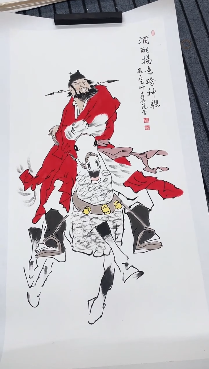 精品国画人物作品