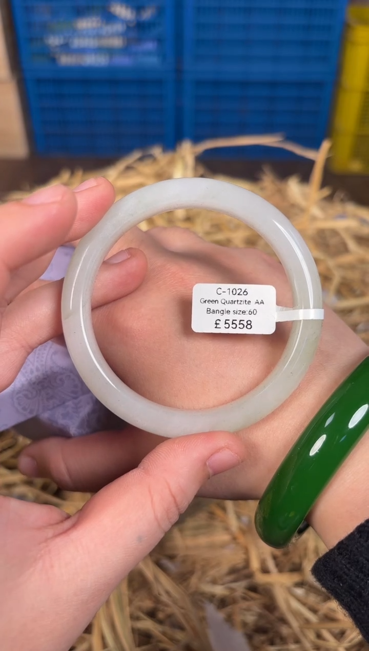 未镶嵌手镯石英质玉C1026