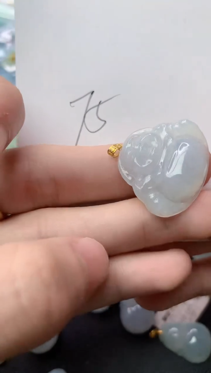 【闪购商品】翡翠颈饰18K金镶嵌89.........