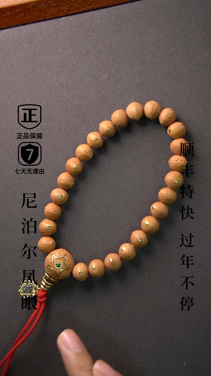 【闪购商品】凤眼菩提手串赤龙-铜毕业小尺寸10.5mm+