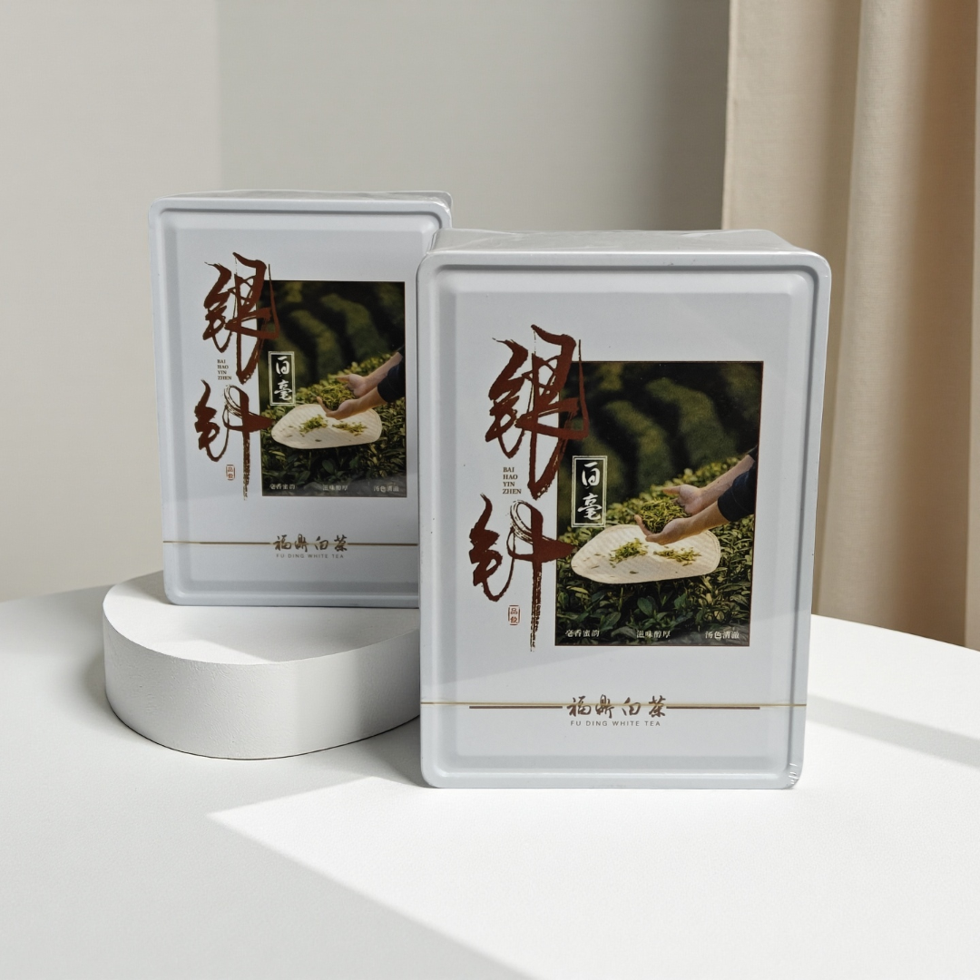 2025年福鼎高山特级白茶头春头采米芽白毫银针白茶