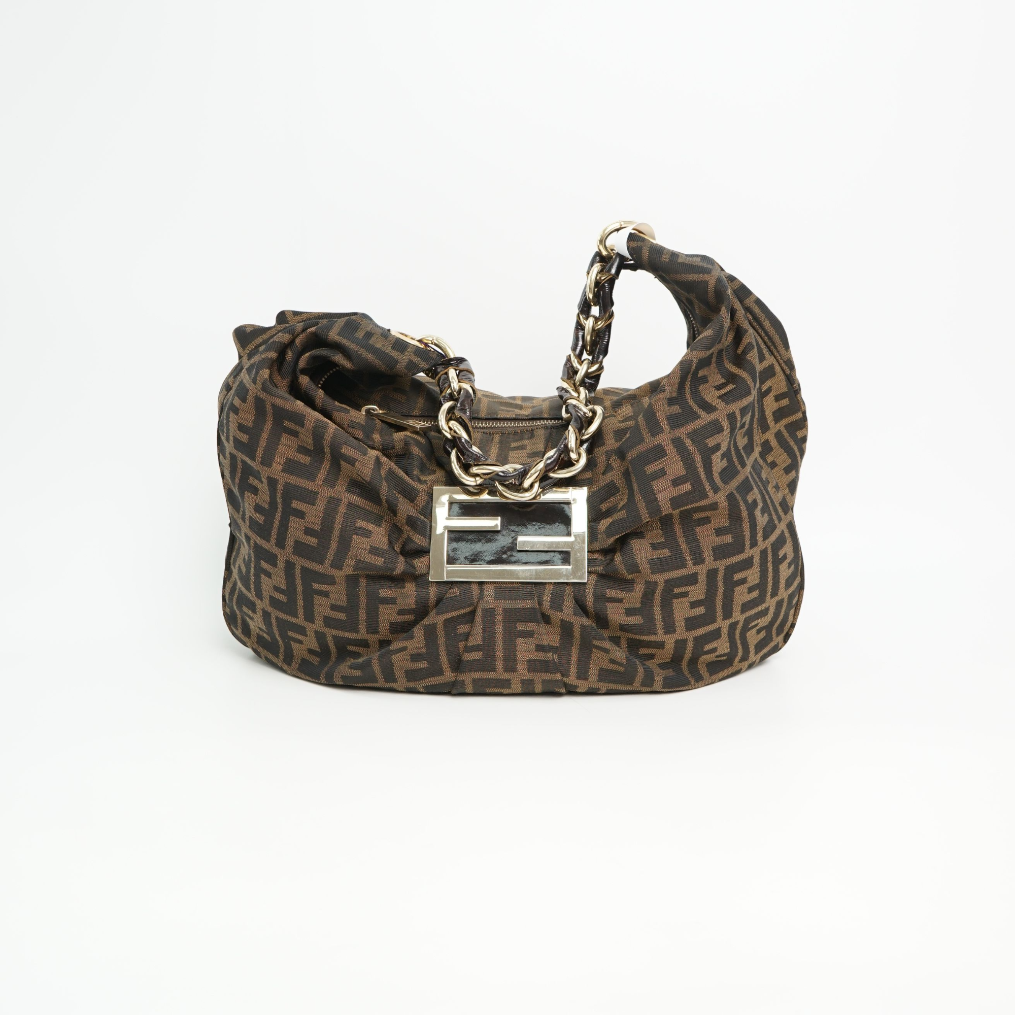 95新 FENDI/芬迪 芬迪老花腋下包/DS017475