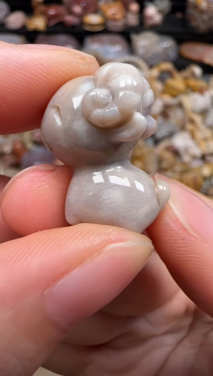 硅化珊瑚（珊瑚玉）未镶嵌颈饰232