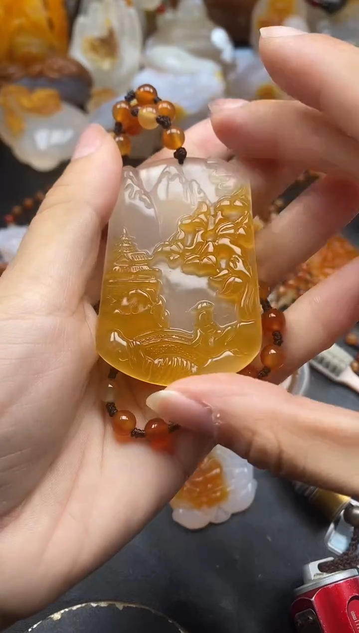 未镶嵌1玛瑙/玉髓霸*ll