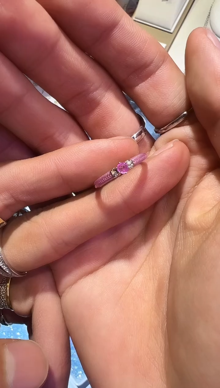 戒指蓝宝石银S925镶嵌12052多样性发其一