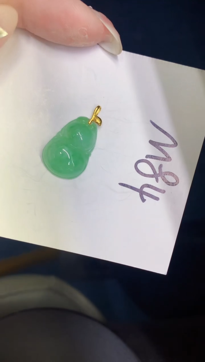 【闪购商品】翡翠颈饰18K金镶嵌00000000000