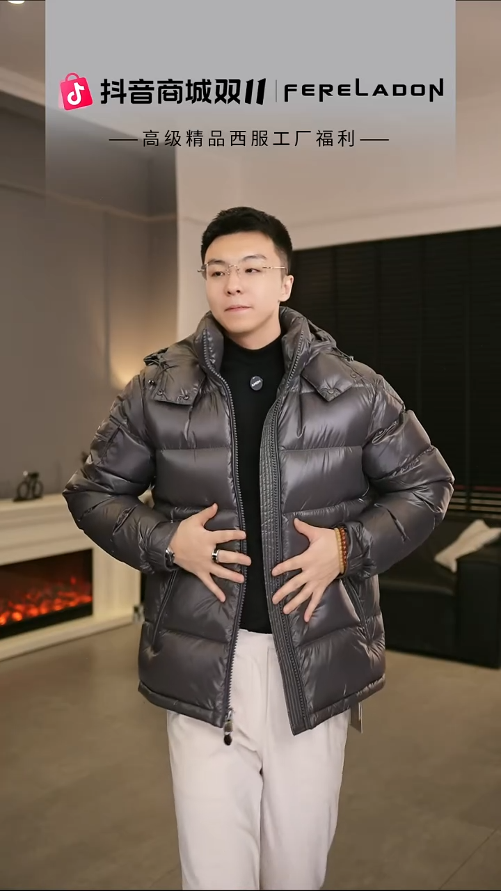 50尺码 灰色 羽绒服 MK 鹅绒