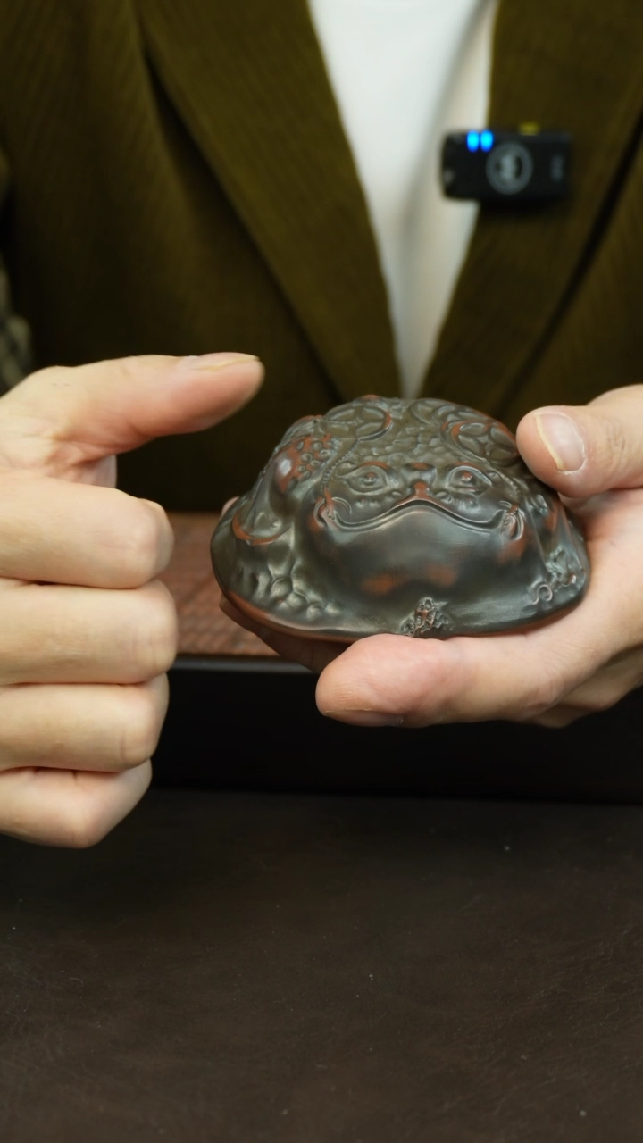 【闪购商品】坭兴陶金蟾杯纯手工50cc