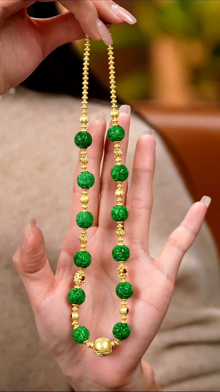 项链未镶嵌翡翠项链25