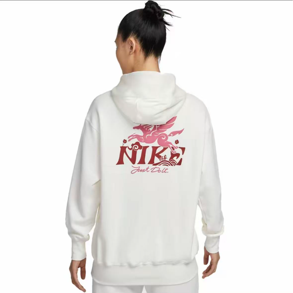 Nike Sportswear马年限定脱缰系列女款套头针织连帽衫IQ3826-133
