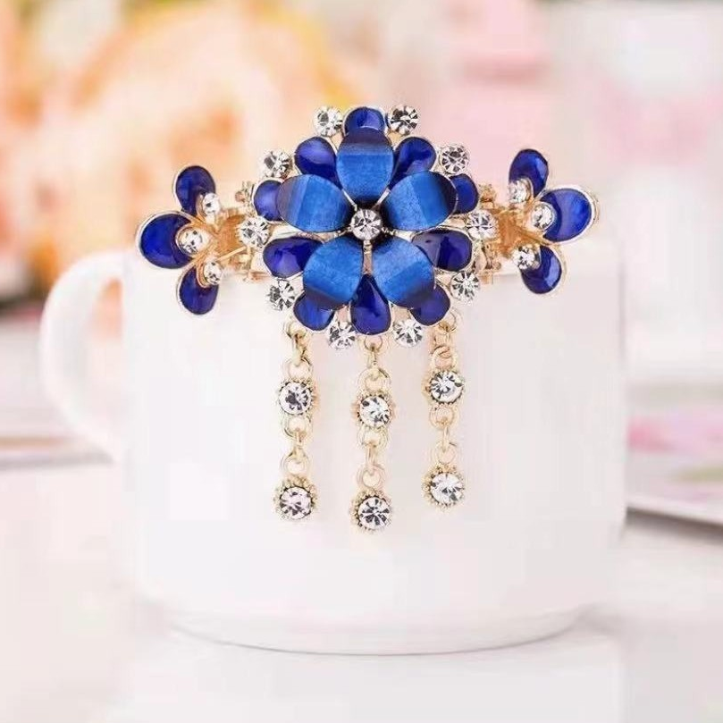 花开富贵抓夹女盘发抓卡马尾夹+2个U型夹+100根小皮筋