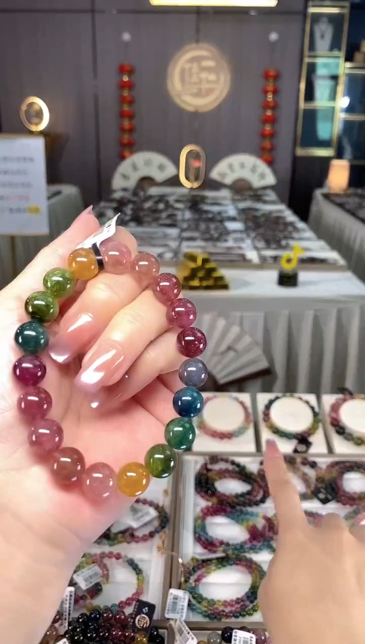 未镶嵌老矿碧玺单圈手串10mm+碧玺多样性发一条hon