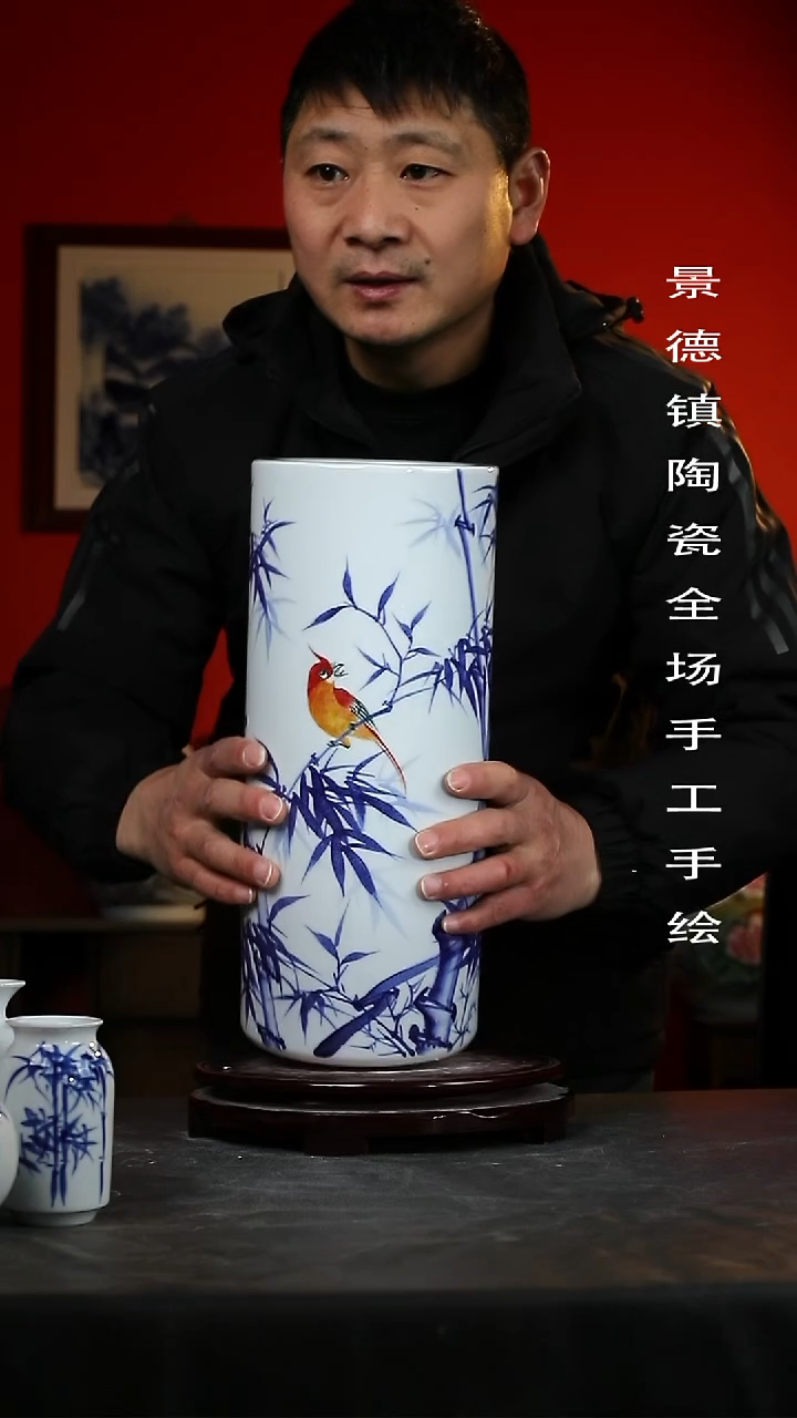 【闪购商品】摆件景德镇陶瓷手工手绘