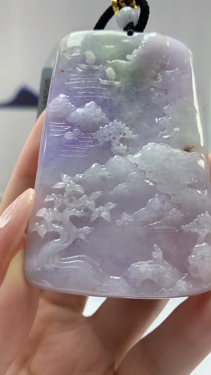 【闪购商品】定制翡翠未镶嵌0405DD-毛货挂件135