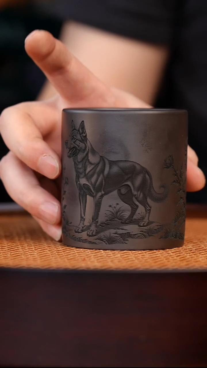 茶杯紫砂宜兴全手工紫砂杯