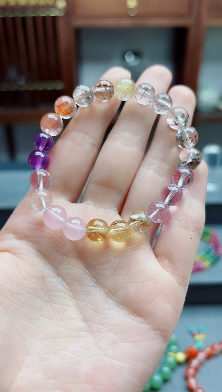 手串未镶嵌水晶水晶多宝手串TF