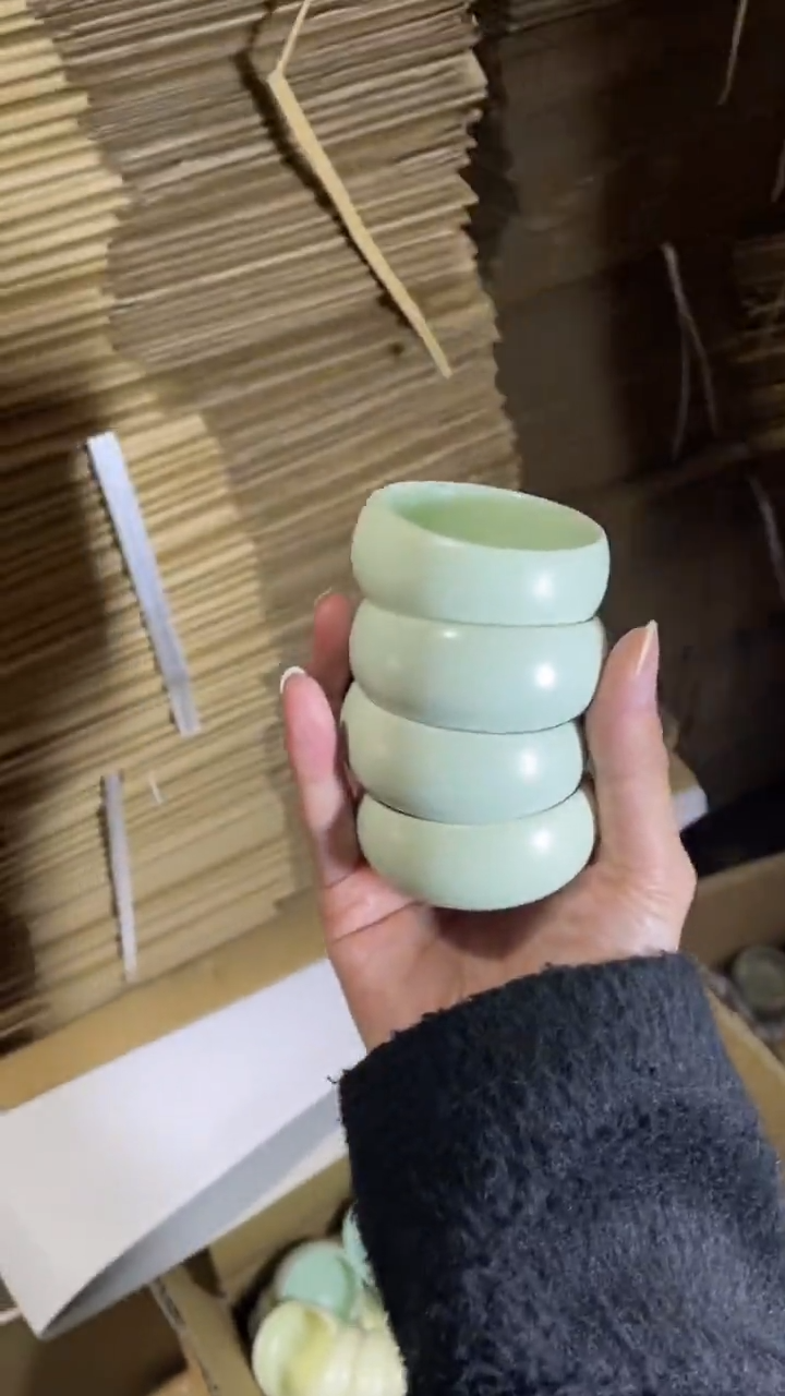 【闪购商品】4个 特价福利 微瑕 慧仙青瓷