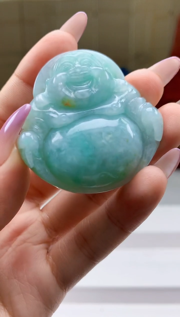 【闪购商品】定制翡翠未镶嵌4829ty-毛货挂件55