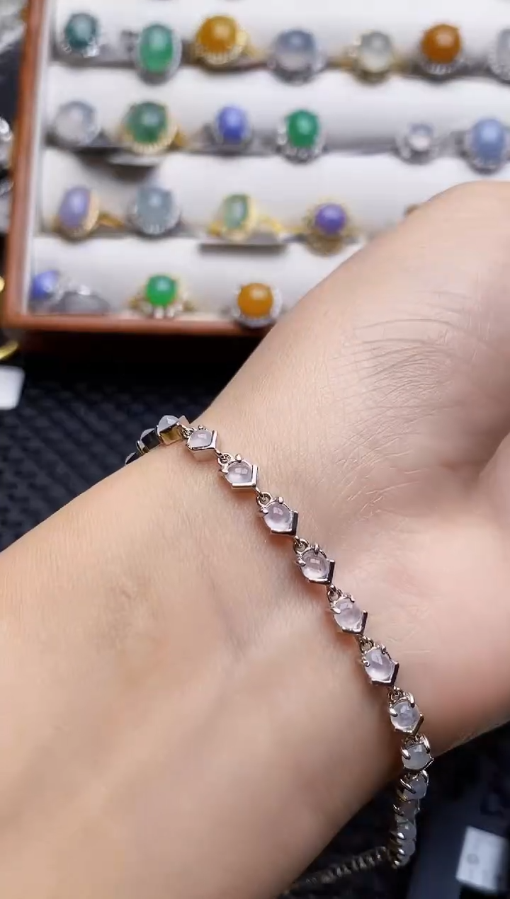 银S925镶嵌戒指翡翠6839