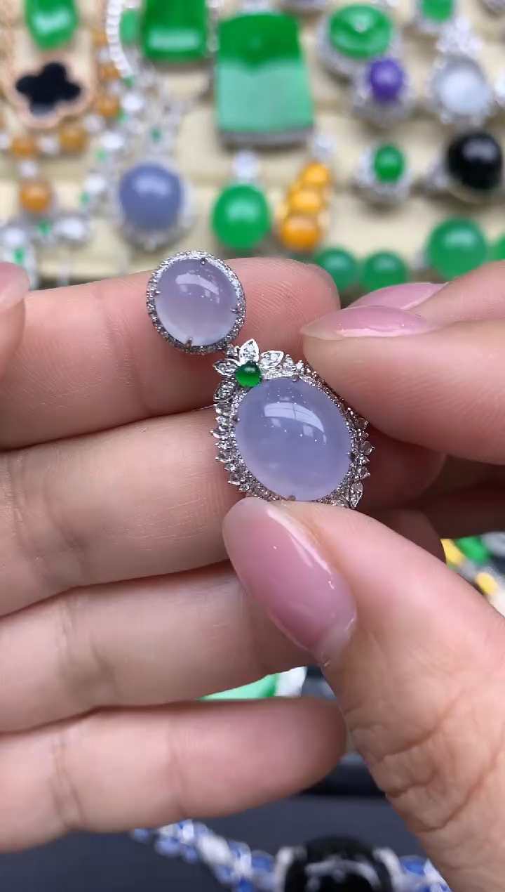 【闪购商品】翡翠颈饰18K金镶嵌750-中国好珍宝