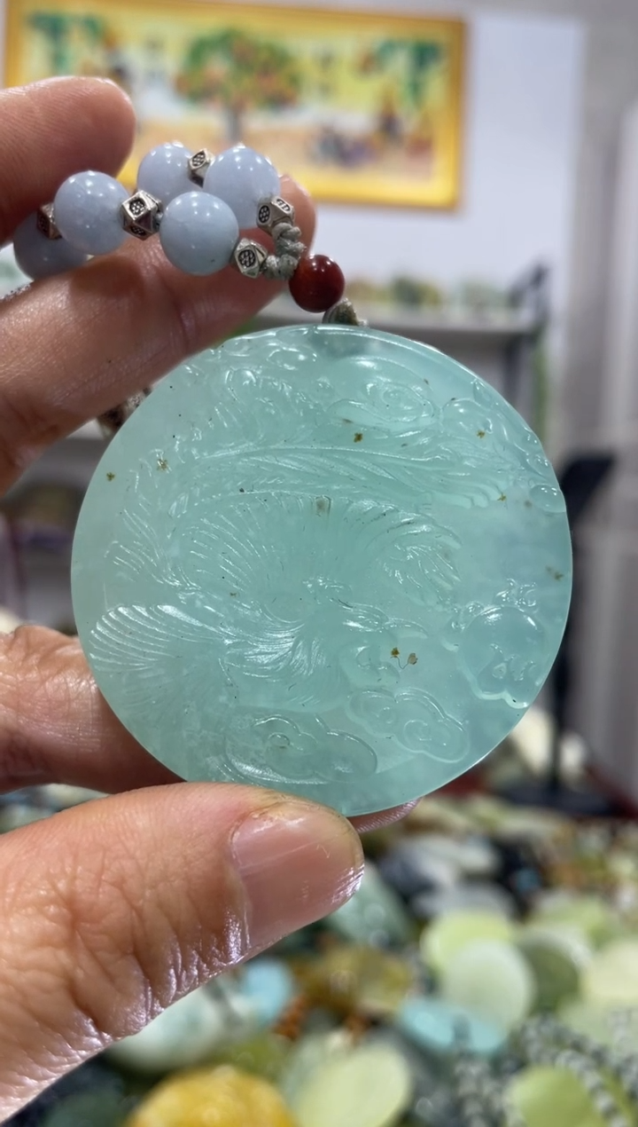 【闪购商品】岫玉吊坠未镶嵌               