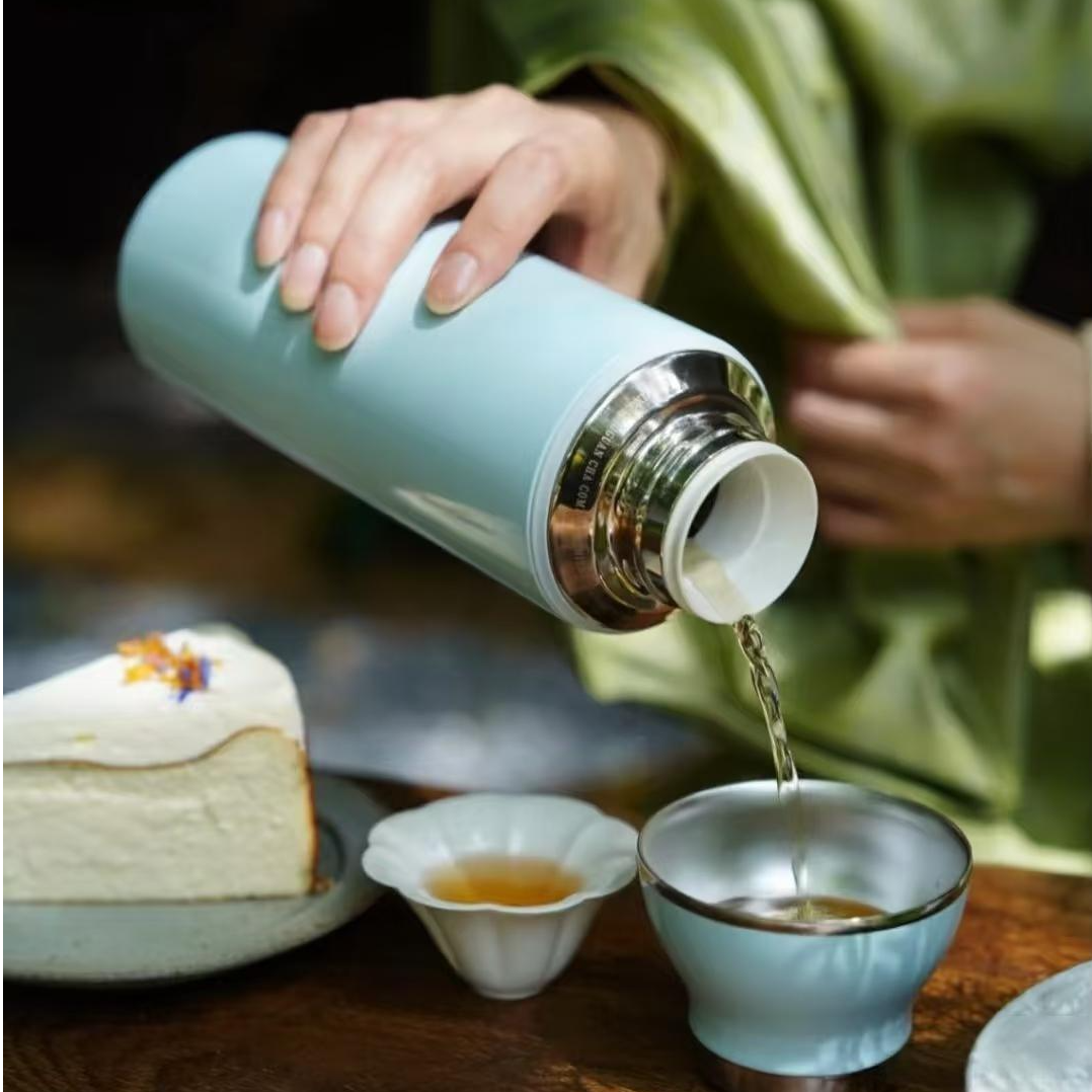 【小罐茶园】焖焖杯旅行茶具泡茶杯子德国红点奖保温保冷杯