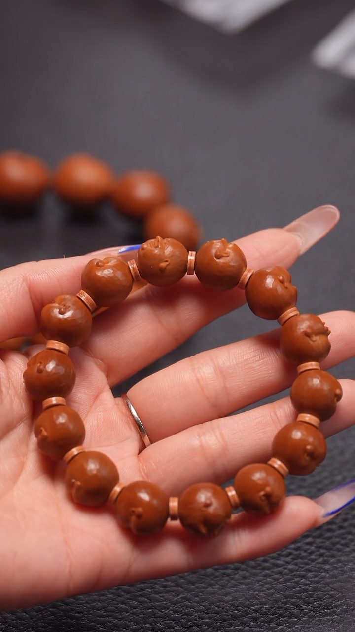 手串橄榄核1.4钻面小百态