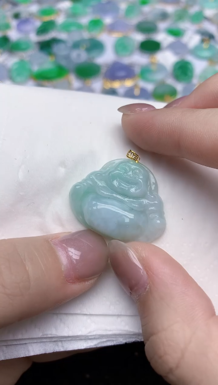 【闪购商品】翡翠颈饰未镶嵌天然翡翠A货