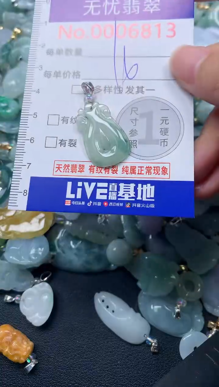 颈饰未镶嵌翡翠6813